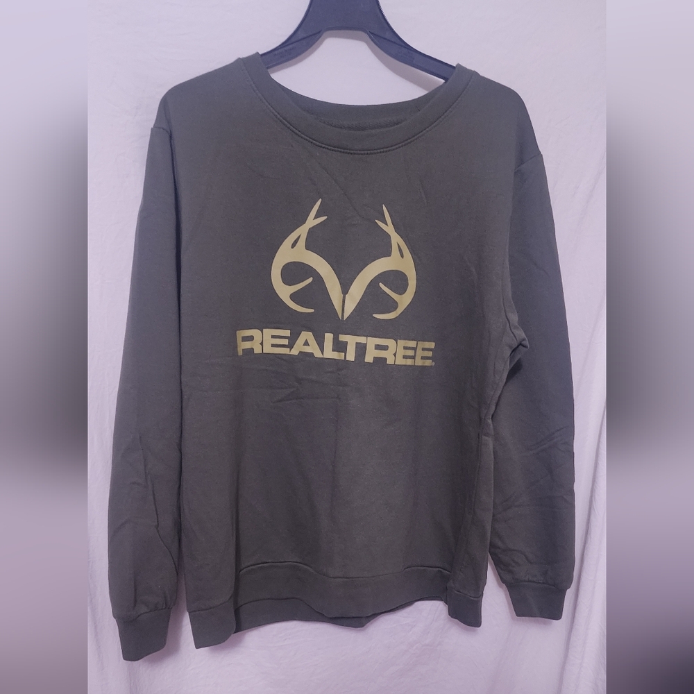 Realtree Men's Gray Sweater